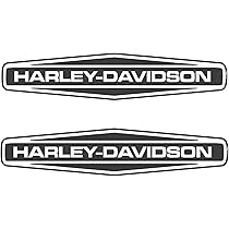 Harley-Davidson Bar & Shield 4-Piece Decal Set Stickers : Harley